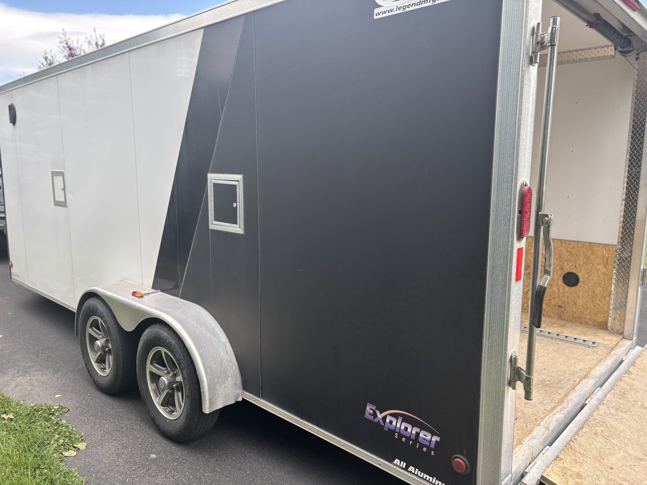 Second enclosed cargo trailer for rent