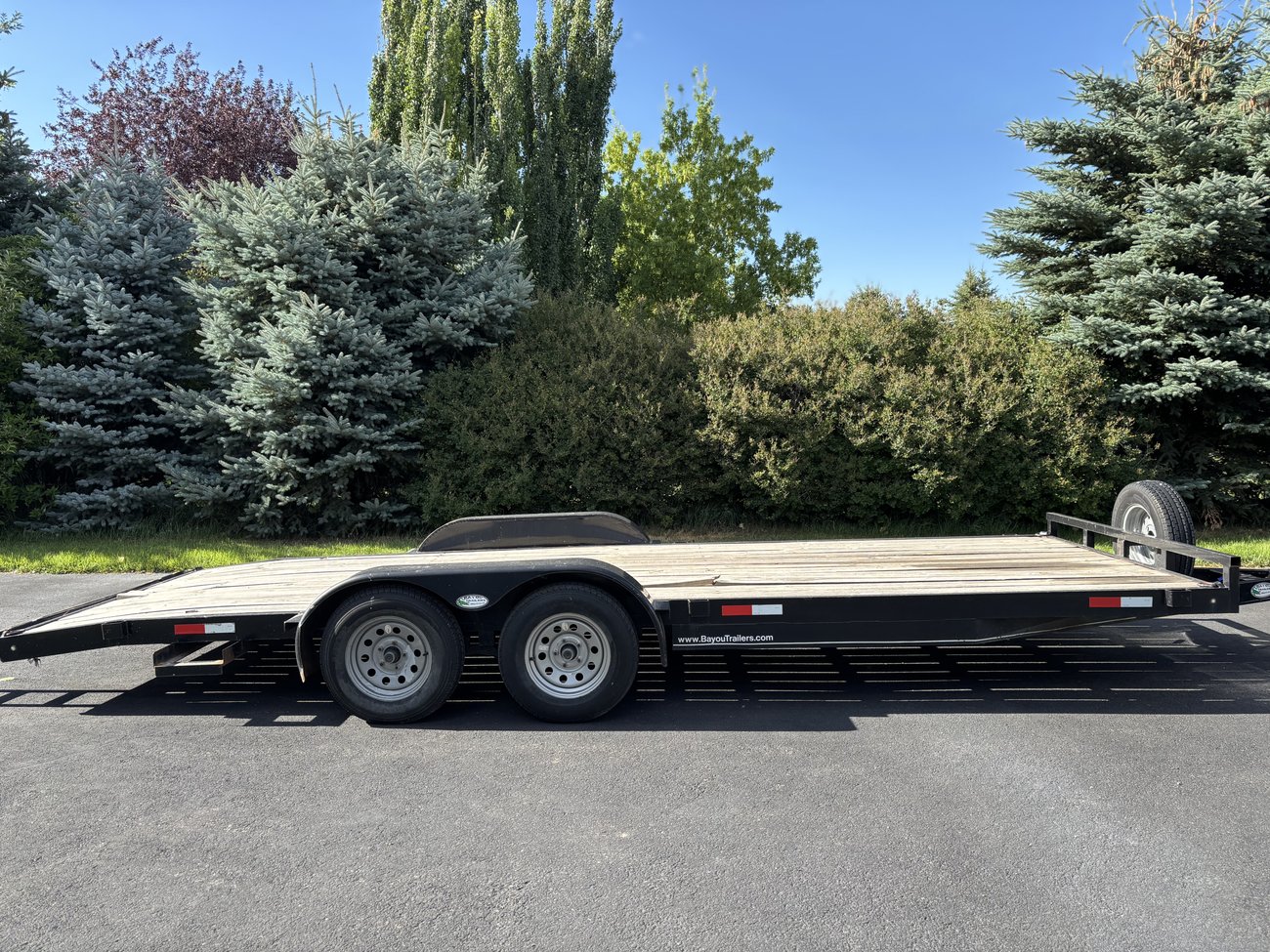 Car hauler flatbed trailer for rent — Idaho Falls